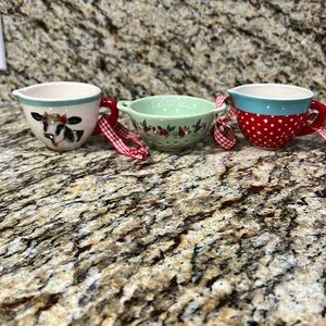 Pioneer Woman Christmas Ornaments Set of 3